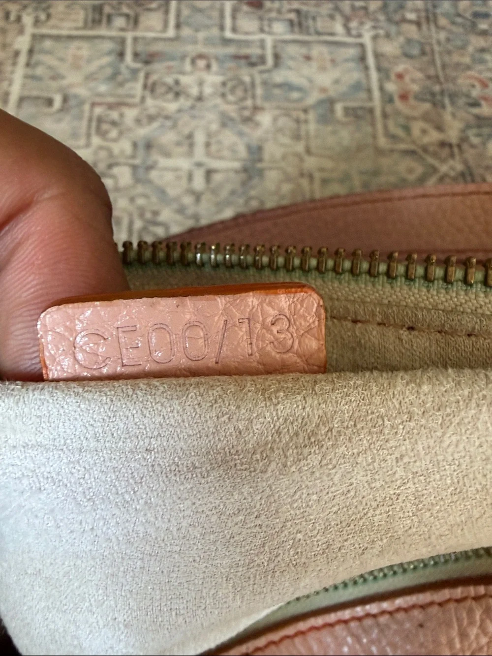 Celine Pink Leather Boogie Bag